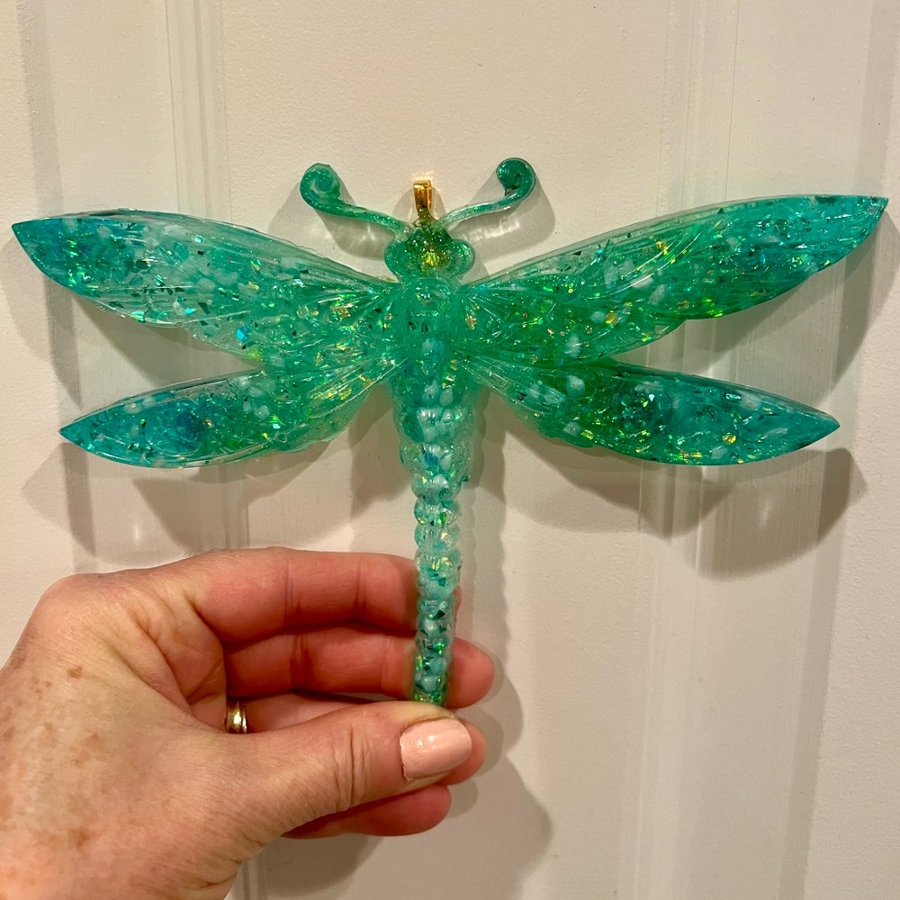 Green Dragonfly Wall Decor
